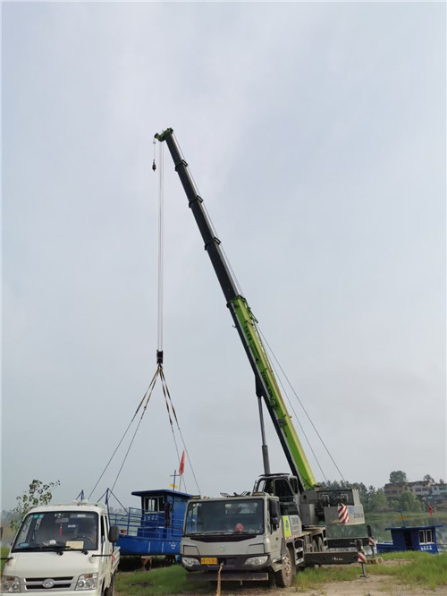 松溪县桥梁建设吊装案例